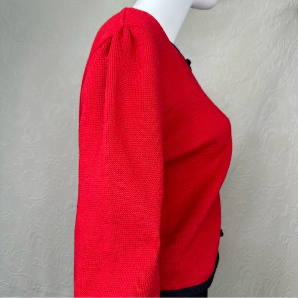 Miss Pendleton VTG Wool Frog Tie Cardigan - Picture 3 of 13